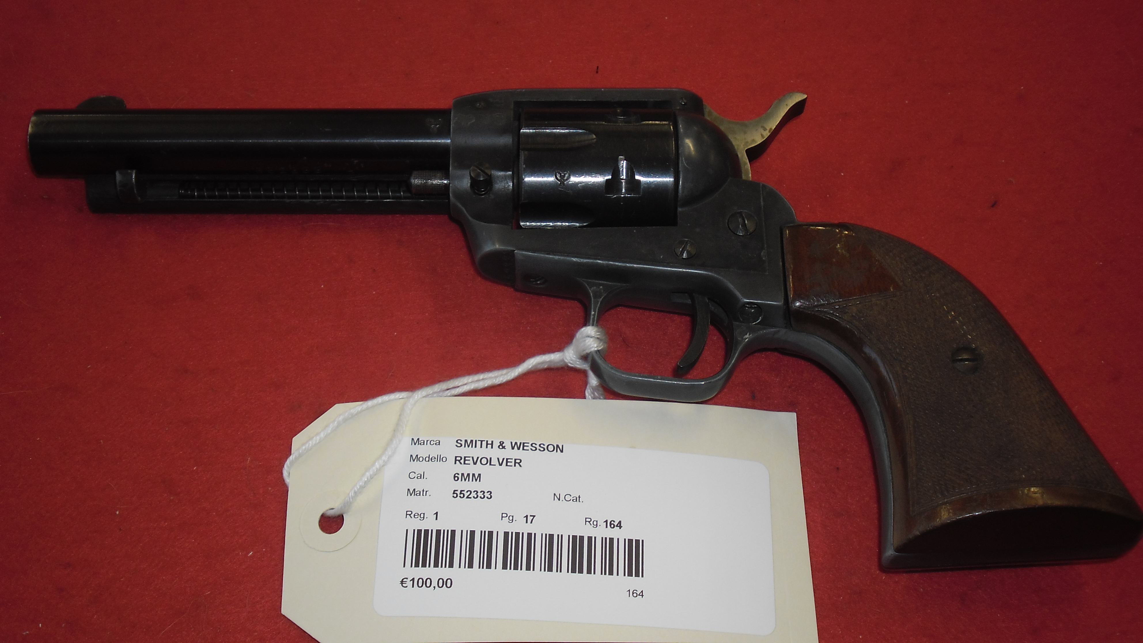 REVOLVER - MARCA SMITH & WESSON - MODELLO REVOLVER - CALIBRO 6MM 200