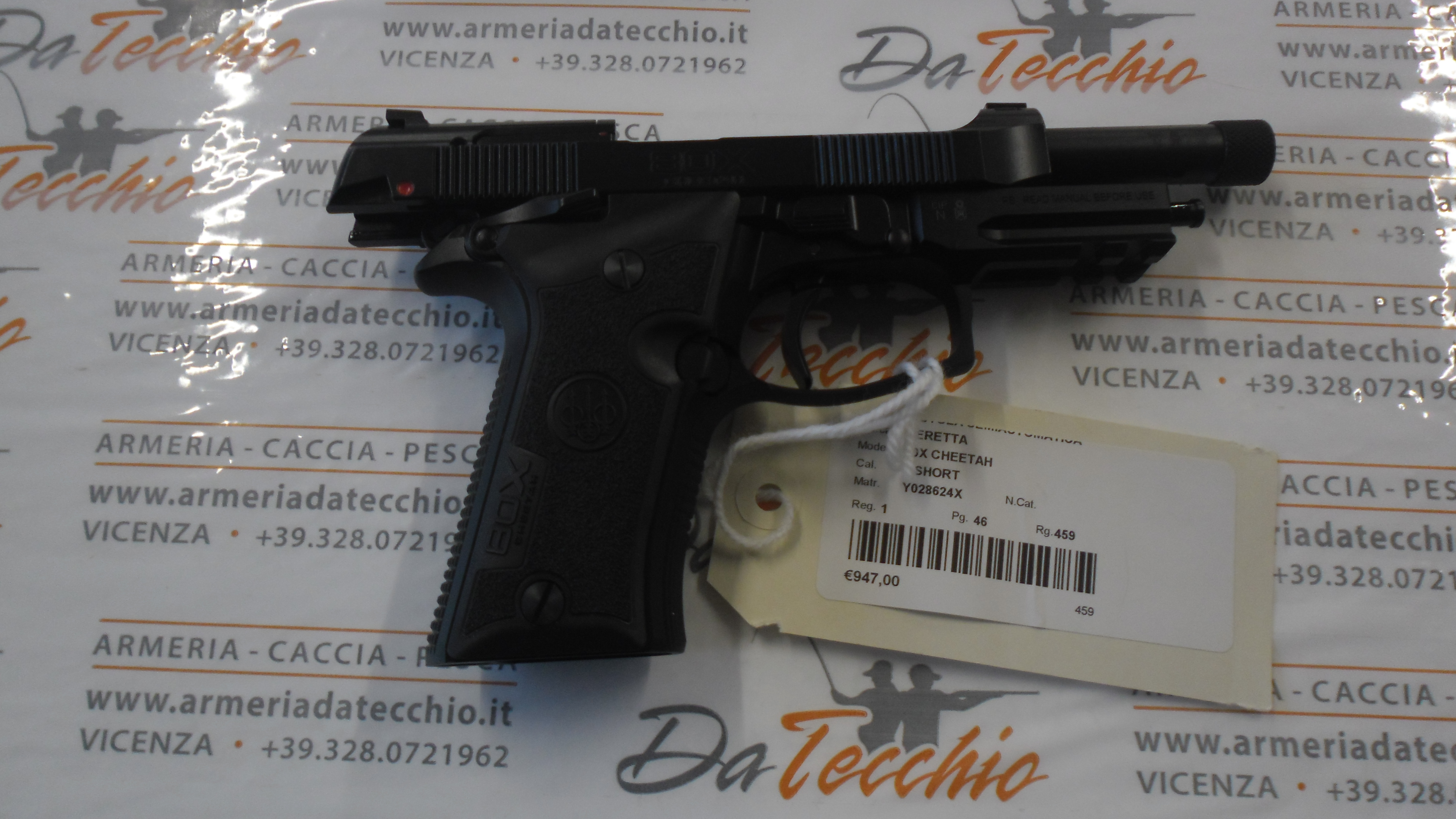 PISTOLA SEMIAUTOMATICA - MARCA BERETTA - MODELLO 80X CHEETAH - CALIBRO 9 SHORT 538