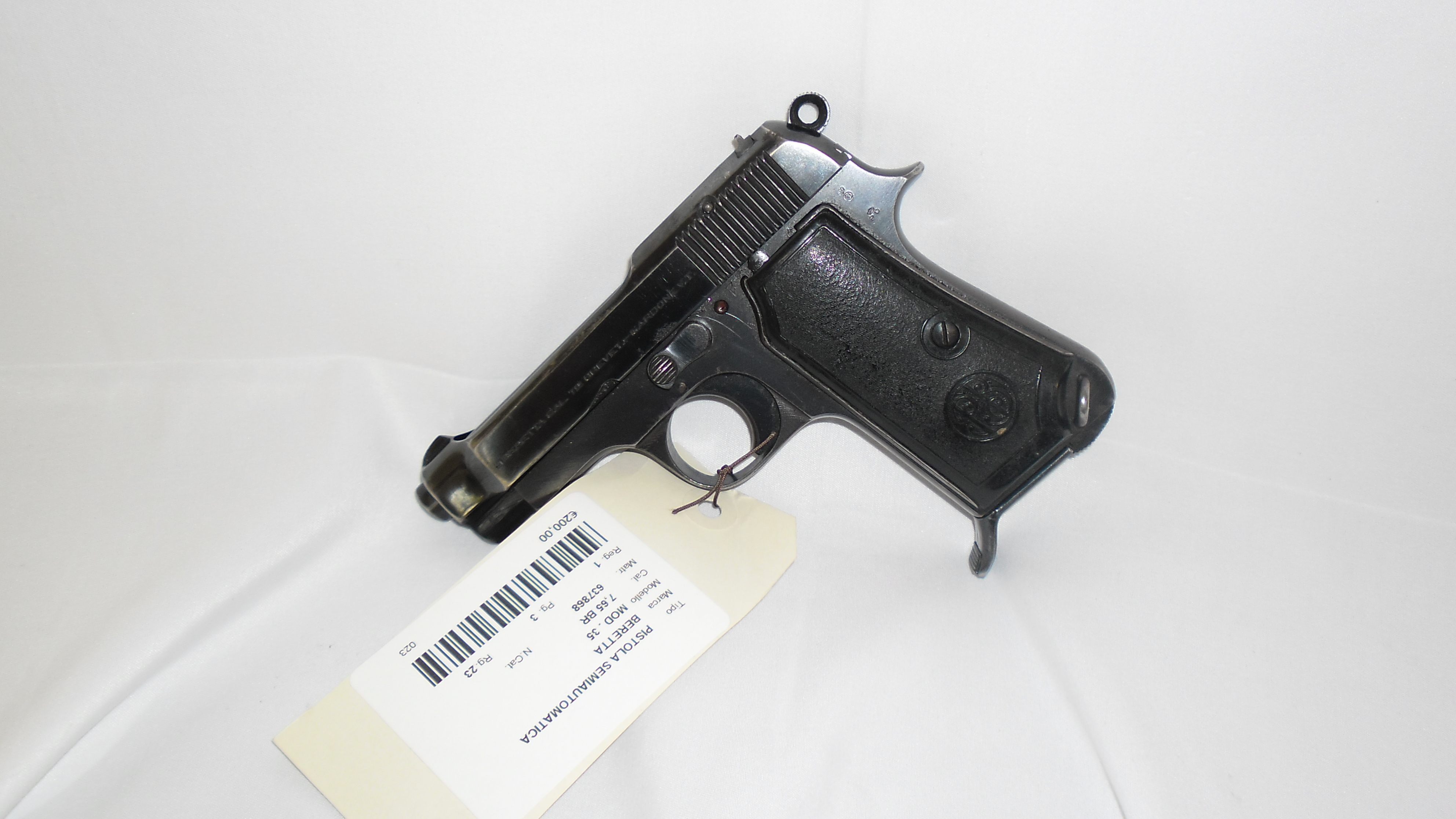 PISTOLA SEMIAUTOMATICA - MARCA BERETTA - MODELLO MOD . 35 - CALIBRO 7,65 BR 76