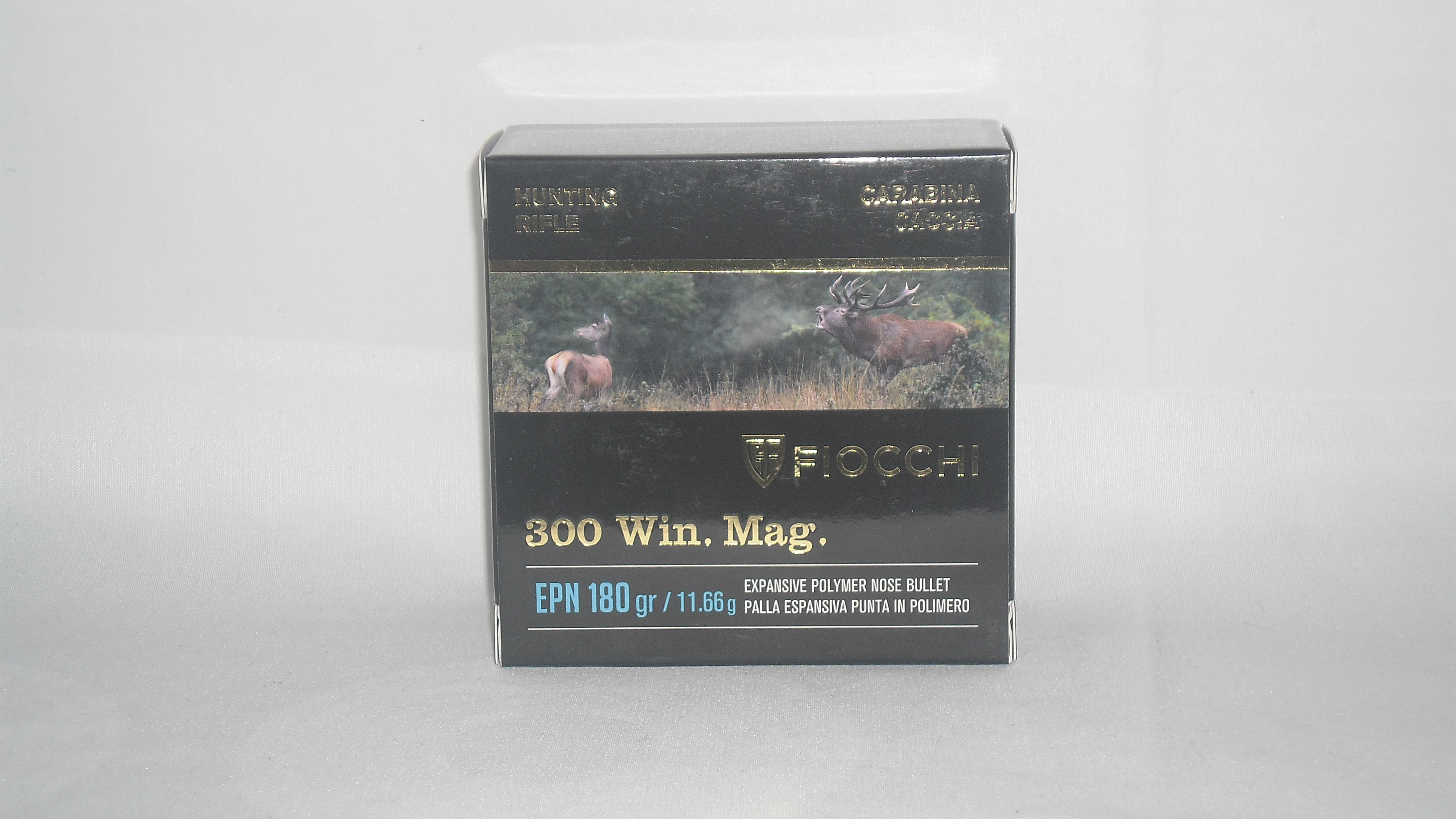 CARTUCCE CAL. 308 WIN - marca FIOCCHI - modello 300 WN MAG  EPN 180 GR - calibro 300 19